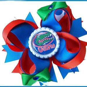 4.5 INCH NCAA UNIVERSITY OF FLORIDA GATORS HAIRBOW